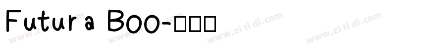 Futura Boo字体转换